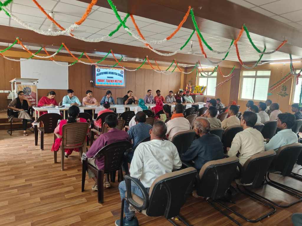 PARENT TEACHER MEETING CONDUCTED IN THE PRESENCE OF PRINCIPAL, PARENTS AND STAFF MEMBERS OF EMRS SHAHDOL 2025